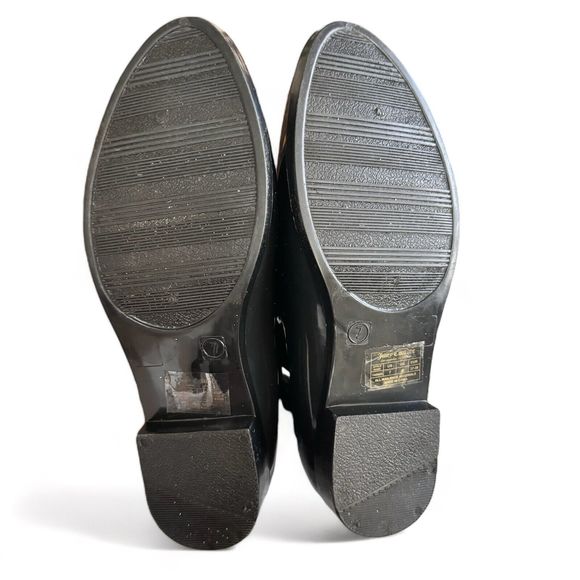 Juicy Couture Tarain Ankle Chelsea Rain Boots Solid Black Pull-On Sz 7 - Picture 8 of 12